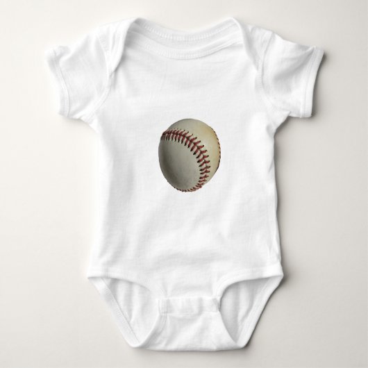 Sportteam Wedstrijd Bal Honkbal Veld Coach Kunst Romper (Voorkant)