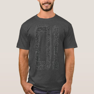 SportteamNummer 01 jaar 2001 Midnight Black T-shirt