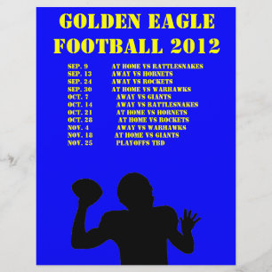 Sportteamschema Flyer