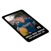 Sportteamspeler (4"x6"in) Fotomagneet Magneet (Rechterzijde)