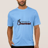 Sporttek T-Shirt - Walking is overdreven (Voorkant)