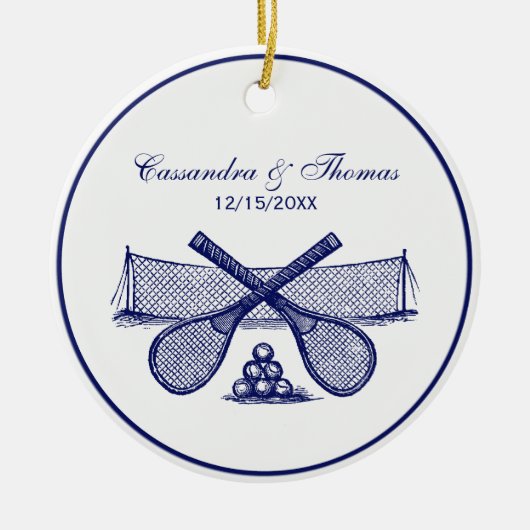 Sporttennennet, doorgesneden inktpatronen, zogenaa keramisch ornament (Voorkant)