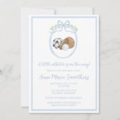 Sportthema baby shower Waterverf Kaart (Voorkant)