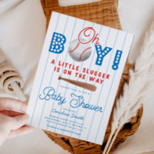Sportthema Baseball Baby shower