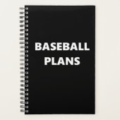 Sportthema Baseball Planner (Voorkant)