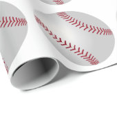 Sportthema Honkbal Wrapping Papier (Rol Hoek)