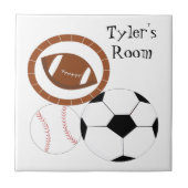 Sportthema - Naam Tegeltje (Voorkant)