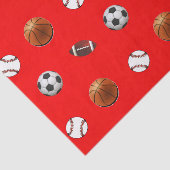 Sportthema Tissuepapier (Detail)