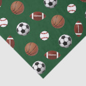 Sportthema Tissuepapier (Detail)
