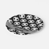 Sportthema Voetbal Voetbal Papieren Bordje (Gekanteld)