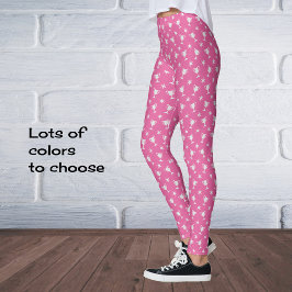 Sportthematrofie sterren symbool roze leggings