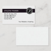 Sporttrainer Thema Moderne Visitekaartjes (Voorkant / Achterkant)