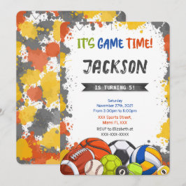 Sportuitnodiging Kaart