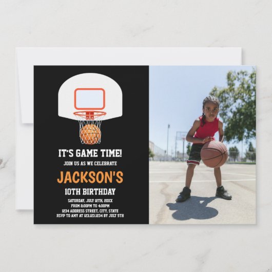  sportuitnodigingen voor kinderen kaart (Voorkant)