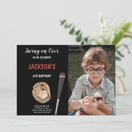  sportuitnodigingen voor kinderen kaart (Staand voorkant)