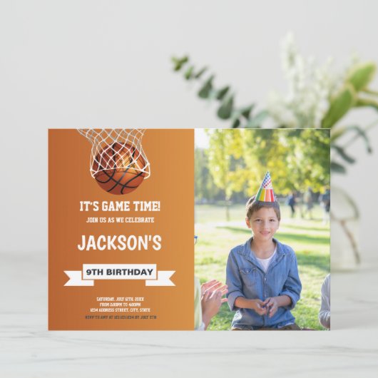  sportuitnodigingen voor kinderen kaart (Staand voorkant)