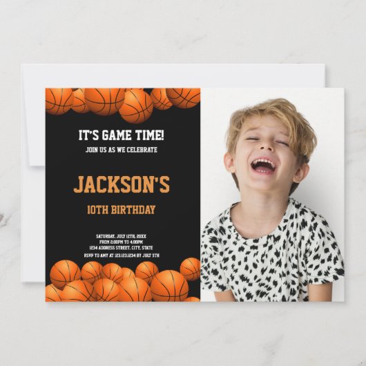  sportuitnodigingen voor kinderen kaart (Voorkant)