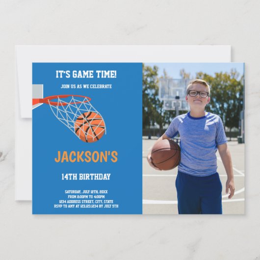 sportuitnodigingen voor kinderen kaart (Voorkant)