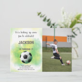  sportuitnodigingen voor kinderen kaart (Staand voorkant)