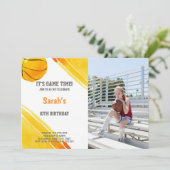  sportuitnodigingen voor kinderen kaart (Staand voorkant)