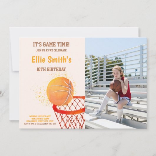  sportuitnodigingen voor kinderen kaart (Voorkant)