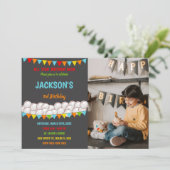  sportuitnodigingen voor kinderen kaart (Staand voorkant)