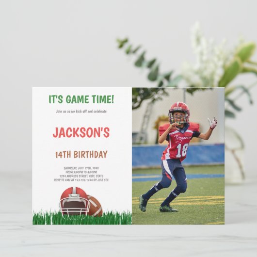  sportuitnodigingen voor kinderen kaart (Staand voorkant)