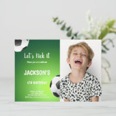  sportuitnodigingen voor kinderen kaart (Staand voorkant)