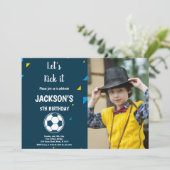  sportuitnodigingen voor kinderen kaart (Staand voorkant)