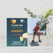  sportuitnodigingen voor kinderen kaart (Staand voorkant)