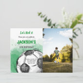  sportuitnodigingen voor kinderen kaart (Staand voorkant)