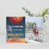  sportuitnodigingen voor kinderen kaart (Staand voorkant)