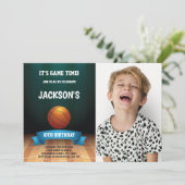 sportuitnodigingen voor kinderen kaart (Staand voorkant)