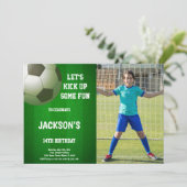 sportuitnodigingen voor kinderen kaart (Staand voorkant)