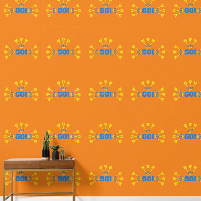 Sportuitrusting 501 - 9 Darts perfecte match 2 Behang (Hal)