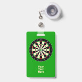 Sportuitrusting - Dartbord 1 Badge (Voorzijde met uittrekbare clip)