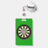 Sportuitrusting - Dartbord 1 Badge (Achterkant met uittrekbare clip)