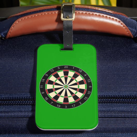 Sportuitrusting - Dartbord 1 Bagagelabel (Voorkant Insitu 2)