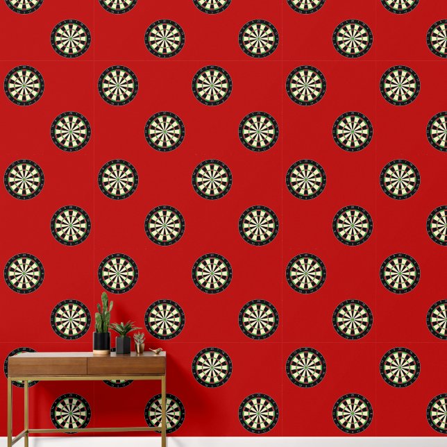 Sportuitrusting - Dartbord 1 Behang (Hal)