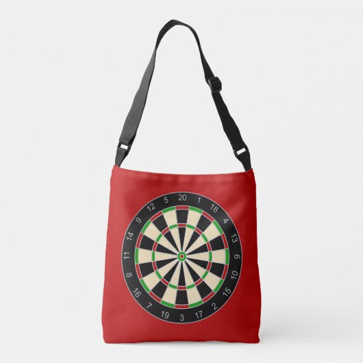 Sportuitrusting - Dartbord 1 Crossbody Tas (Achterkant)