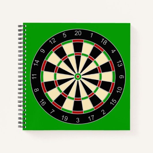Sportuitrusting - Dartbord 1 Notitieboek (Voorkant)