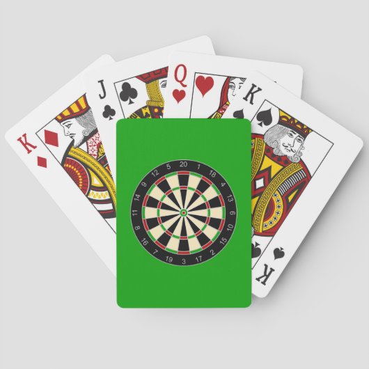 Sportuitrusting - Dartbord 1 Pokerkaarten (Achterkant)