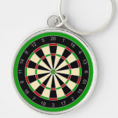 Sportuitrusting - Dartbord 1 Sleutelhanger (Voorkant)