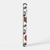Sportuitrusting patroon iPhone 15 case (Rechterkant)