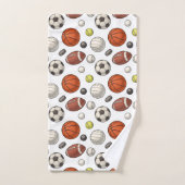 Sportuitrustingspatroon Bad Handdoek (Handdoek)