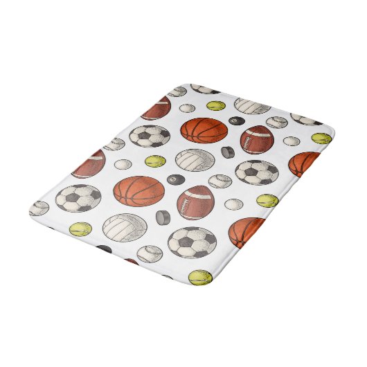 Sportuitrustingspatroon Badmat (Gekanteld)