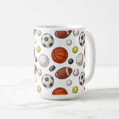 Sportuitrustingspatroon Koffiemok (Voorkant rechts)