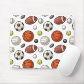 Sportuitrustingspatroon Muismat (Met muis)