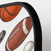 Sportuitrustingspatroon Pickleball Paddle (Links Detail)