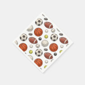 Sportuitrustingspatroon Servet (Hoek)